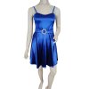 Šaty šifonové elegantní krátké na ramínka dámské (S/M ONE SIZE) ITALSKá MóDA IM923ANNA/DU (Velikost S/M/L, Barva béžová)