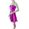 Šaty šifonové elegantní krátké na ramínka dámské (S/M ONE SIZE) ITALSKá MóDA IM923ANNA/DU (Velikost S/M/L, Barva béžová)