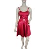 Šaty šifonové elegantní krátké na ramínka dámské (S/M ONE SIZE) ITALSKá MóDA IM923ANNA/DU (Velikost S/M/L, Barva béžová)