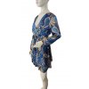 Šaty elegantní dlouhý rukáv dámské (S/M ONE SIZE) ITALSKÁ MÓDA IMM23M2635A/DU (Velikost S/M/L, Barva fialová)