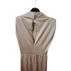 Overal dlouhý bez rukávu dámský (S/M ONE SIZE) ITALSKÁ MÓDA IMWAE24043/DUR (Velikost S/M/L, Barva béžová)