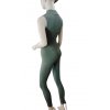 Overal dlouhý žebrovaný stahující a zeštíhlující bez rukávu dámský (XS/S/M ONE SIZE ) ITALSKÁ MÓDA IMM24CH8002/DUR (Velikost S/M/L, Barva béžová)