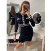 Šaty úpletové dlouhý rukáv dámské (S/M, L/XL ONE SIZE) ITALSKá MODA IMBM22472/DR