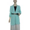 Sako dlouhý rukáv s páskem  dámské (S/M ONE SIZE) ITALSKÁ MÓDA IMWAE24046/DU (Velikost S/M/L, Barva béžová)
