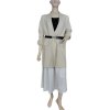 Sako dlouhý rukáv s páskem  dámské (S/M ONE SIZE) ITALSKÁ MÓDA IMWAE24046/DU (Velikost S/M/L, Barva béžová)
