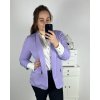 Sako dlouhý rukáv dámské nadrozměr  (XL/2XL/3XL ONE SIZE) ITALSKá MóDA IMC24STELA/DR (Velikost XL/2XL, Barva Černá)