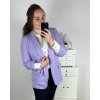 Sako dlouhý rukáv dámské nadrozměr  (XL/2XL/3XL ONE SIZE) ITALSKá MóDA IMC24STELA/DR (Velikost XL/2XL, Barva Černá)