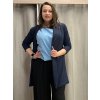 Sako prodloužené dlouhý rukáv dámské (S/M/L ONE SIZE) ITALSKÁ MÓDA IMD24001/DUR