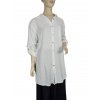 Košile mušelín dlouhý rukáv dámský (M/L/XL ONE SIZE) ITALSKÁ MÓDA IMWD233160/DUR