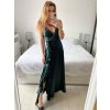 Šaty dlouhé elegantní na ramínka dámské (S/M ONE SIZE) ITALSKÁ MÓDA IM423SIERA/DU (Velikost S/M/L, Barva červená)