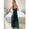 Šaty dlouhé elegantní na ramínka dámské (S/M ONE SIZE) ITALSKÁ MÓDA IM423SIERA/DU (Velikost S/M/L, Barva červená)
