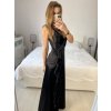 Šaty dlouhé elegantní na ramínka dámské (S/M ONE SIZE) ITALSKÁ MÓDA IM423SIERA/DU (Velikost S/M/L, Barva červená)