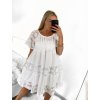 Šaty letní krajkové carmen dámské (S/M/L/XL ONE SIZE) ITALSKÁ MÓDA IM423122/DR
