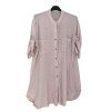 Košile prodloužená dlouhý rukáv dámské nadrozměr (XL/2XL/3XL ONE SIZE) ITALSKá MóDA IM323GESHA/DU (Velikost XL/2XL, Barva bílá)