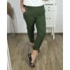 Kalhoty strečové dámské nadrozměr (2XL/3XL ONE SIZE) ITALSKá MóDA IM424127/DR