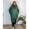 Bunda s kapucí dámská nadrozměr (2XL/3XL ONE SIZE) ITALSKÁ MÓDA IM423768/DR