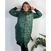 Bunda s kapucí dámská nadrozměr (2XL/3XL ONE SIZE) ITALSKÁ MÓDA IM423768/DR
