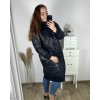 Bunda s kapucí dámská nadrozměr (2XL/3XL ONE SIZE) ITALSKÁ MÓDA IM423768/DR