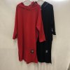 Mikina s kapucí dámská (L/XL ONE SIZE) ITALSKÁ MÓDA IM4212162/DR