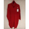 Šaty úpletové s rolákem dlouhý rukáv dámské (XL/2XL ONE SIZE) ITALSKÁ MÓDA IM4212748/DR