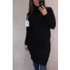 Šaty úpletové s rolákem dlouhý rukáv dámské (XL/2XL ONE SIZE) ITALSKÁ MÓDA IM4212748/DR