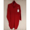 Šaty úpletové s rolákem dlouhý rukáv dámské (XL/2XL ONE SIZE) ITALSKÁ MÓDA IM4212748/DR (Velikost XL/2XL, Barva Černá)