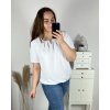 Tunika krátký rukáv dámská nadrozměr (M-3XL POLSKÁ MODA PME24LILIE/DR