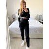 Kalhoty dlouhé s páskem dámské (S-XL) ITALSKÁ MÓDA DDS24A316N/DUR (Velikost L, Barva Černá)