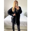 Kabát alpaka dlouhý rukáv dámský (S/M/L ONE SIZE) ITALSKÁ MÓDA IMWCW23010/DU