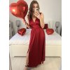 Šaty dlouhé společenské na ramínka dámské (S/M ONE SIZE) ITALSKÁ MÓDA IMPSH245192/DU (Velikost S/M/L, Barva béžová)