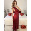 Šaty dlouhé společenské na ramínka dámské (S/M ONE SIZE) ITALSKÁ MÓDA IMPSH245192/DU (Velikost S/M/L, Barva béžová)