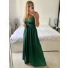 Šaty dlouhé společenské na ramínka dámské (S/M ONE SIZE) ITALSKÁ MÓDA IMPSH245192/DU (Velikost S/M/L, Barva béžová)