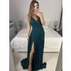 Šaty dlouhé společenské na ramínka dámské (S/M ONE SIZE) ITALSKÁ MÓDA IMPSH2450052/DU