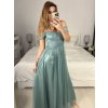 Šaty dlouhé společenské na ramínka dámské (S/M ONE SIZE) ITALSKÁ MÓDA IMPSH24L681