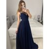 Šaty dlouhé společenské na ramínka dámské (S/M ONE SIZE) ITALSKÁ MÓDA IMPSH24F8001/DU