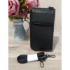 Peněženka s kapsou na mobil dámská (20x11cm) TESSRA KABELKY TES23BLK11888-1/DUR