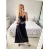 Sukně dlouhá  s páskem dámská (S/M/L ONE SIZE) ITALSKá MóDA IM324MY65068/DUR (Velikost M/L, Barva béžová)
