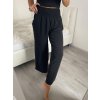 Kalhoty letní dlouhé dámské (S/M/L/XL ONE SIZE) ITALSKÁ MÓDA IMD24004/DR