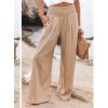 Kalhoty letní dlouhé dámské (S/M/L/XL ONE SIZE) ITALSKÁ MÓDA IMD24004/DR
