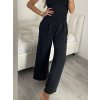 Kalhoty letní dlouhé dámské (S/M/L/XL ONE SIZE) ITALSKÁ MÓDA IMD24004/DR