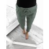 Kalhoty strečové dlouhé dámské (M/L ONE SIZE) ITALSKá MODA IM4240137/DU (Velikost M/L, Barva bílá)