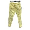 Kalhoty strečové dlouhé dámské (M/L ONE SIZE) ITALSKá MODA IM4240137/DU (Velikost M/L, Barva bílá)