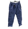 Kalhoty strečové dlouhé dámské (M/L ONE SIZE) ITALSKá MODA IM4240137/DU (Velikost M/L, Barva bílá)