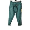 Kalhoty strečové dlouhé dámské (M/L ONE SIZE) ITALSKá MODA IM4240137/DU (Velikost M/L, Barva bílá)