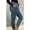 Kalhoty strečové dlouhé dámské (M/L ONE SIZE) ITALSKá MODA IM4240137/DU (Velikost M/L, Barva bílá)
