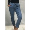 Kalhoty strečové dlouhé dámské (M/L ONE SIZE) ITALSKá MODA IM4240137/DU (Velikost M/L, Barva bílá)