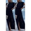 Šaty dlouhé elegantní bez rukávu dámské (S/M ONE SIZE) ITALSKÁ MÓDA IMWGS241026/DUR (Velikost S/M/L, Barva béžová)