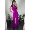 Šaty na ramínka elegantní dámské (S/M ONE SIZE) ITALSKÁ MÓDA IMWAA24002/DUR