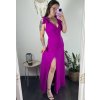 Šaty na ramínka elegantní dámské (S/M ONE SIZE) ITALSKÁ MÓDA IMWAA24002/DUR (Velikost S/M/L, Barva béžová smetanová)