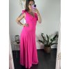 Šaty na ramínka elegantní dámské (S/M ONE SIZE) ITALSKÁ MÓDA IMWAA24002/DUR (Velikost S/M/L, Barva béžová smetanová)
